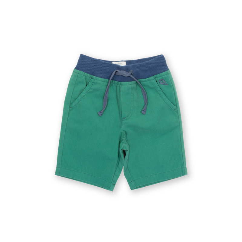 An image of the Kite Green Yacht Shorts