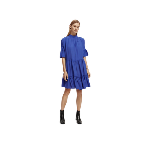 An image of the Scotch & Soda Short Dress Ruffle Sleeve