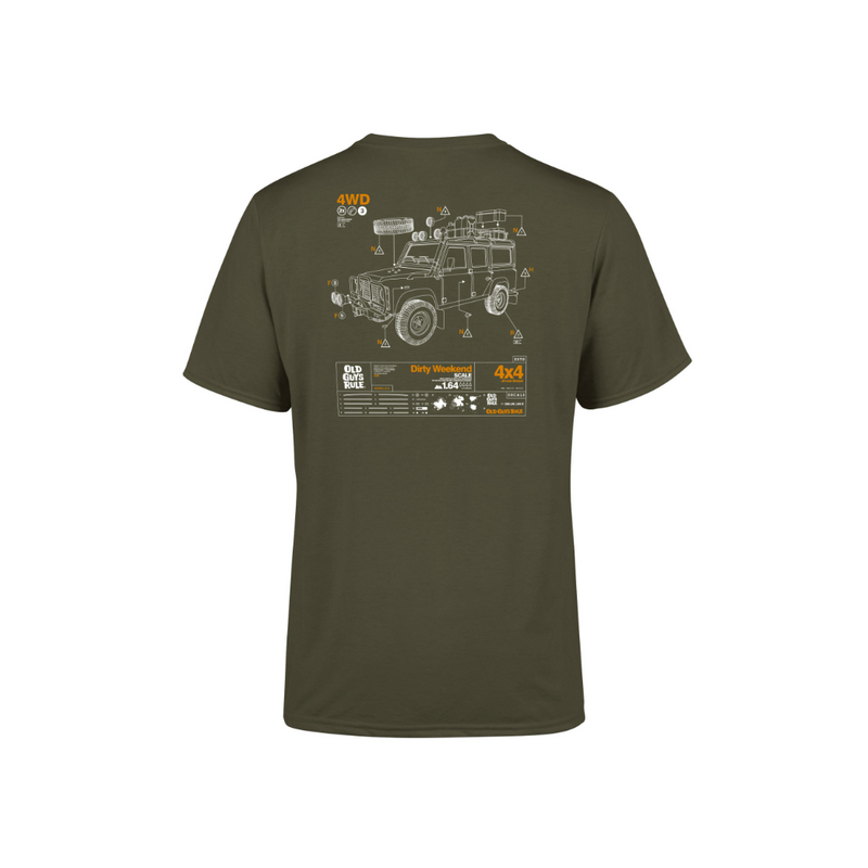 An image of the Old Guys Rule 'Dirty Weekend' T-Shirt