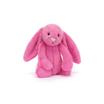 Jellycat Bashful Bunny. A cuddly bunny soft toy in the shade hot pink.