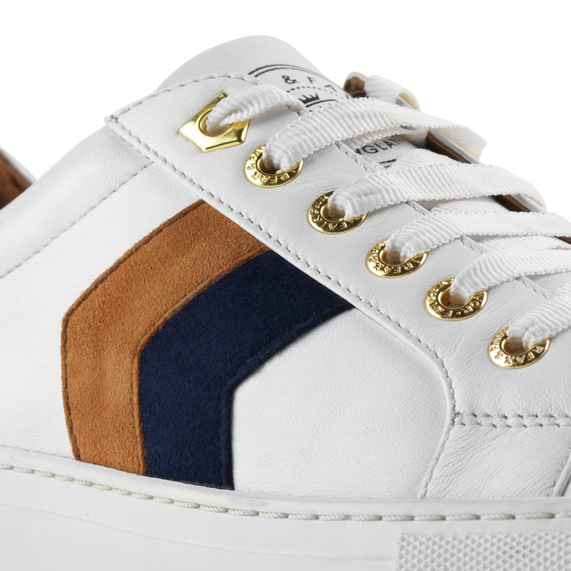 An image of the Fairfax & Favor Fairfax & Favor Alexandra Leather Trainer