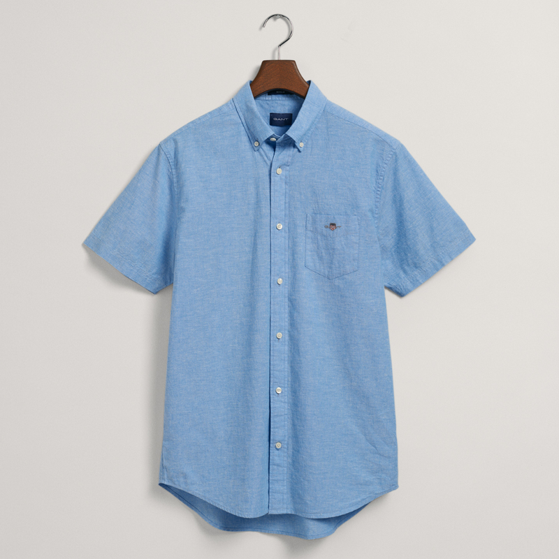 Cotton Linen Short Sleeve Shirt