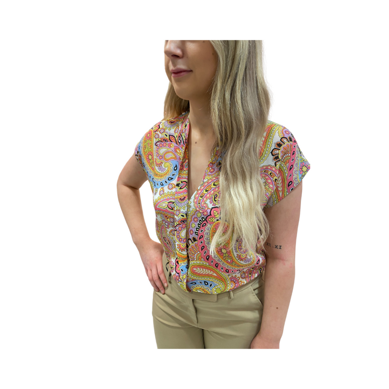 An image of the Marella Short Sleeve Blouse Zita