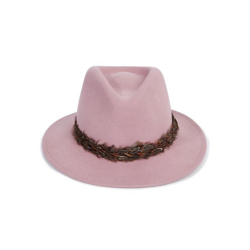 An image of the Hicks & Brown Suffolk Pheasant Feather Wrap Fedora