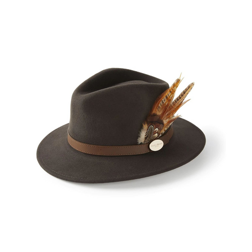 An image of the Hicks & Brown Suffolk Gamebird Feather Fedora