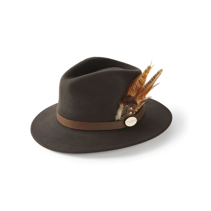 An image of the Hicks & Brown Suffolk Gamebird Feather Fedora