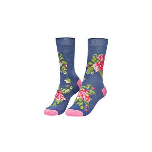 Floral Vines Ankle Socks