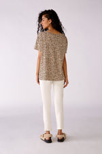 An image of the Oui Leopard Print T-Shirt