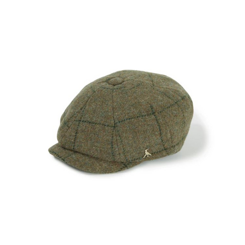 An image of the Hicks & Brown Felsham Tweed Baker Boy Cap