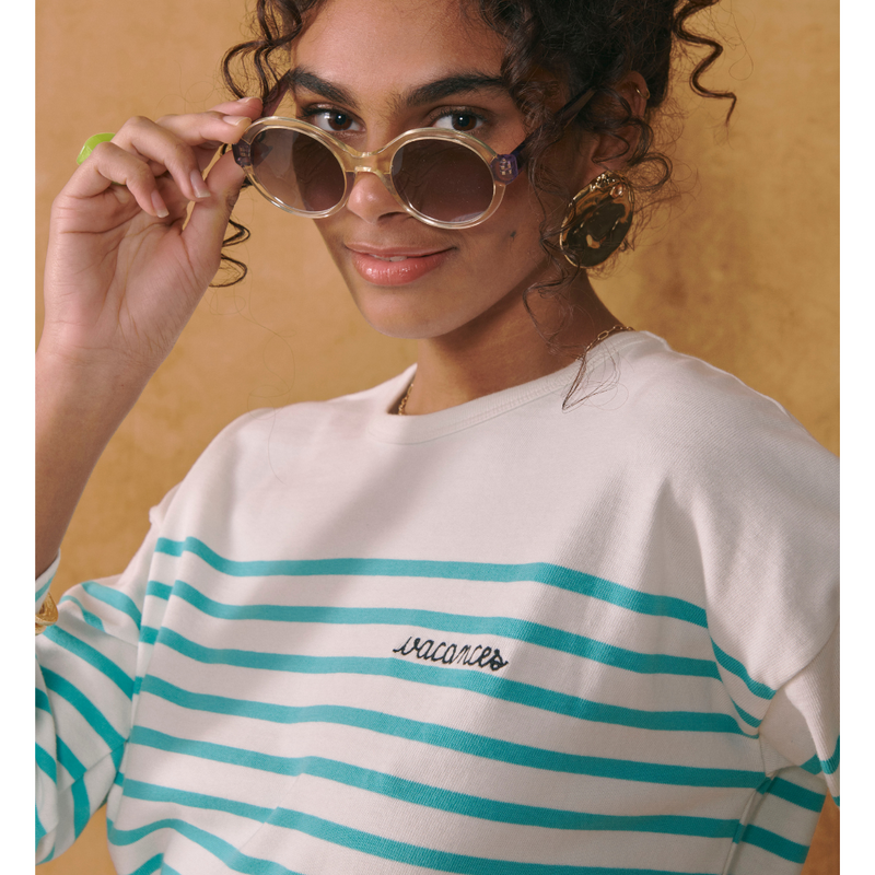 An image of the Maison Labiche Long Sleeve Sailor Top