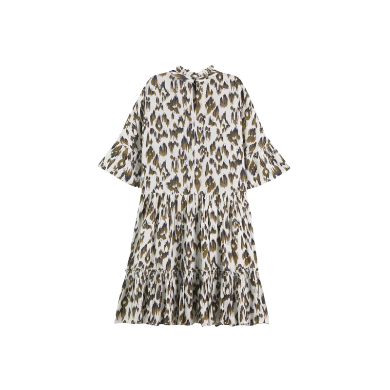 An image of the Scotch & Soda Short Dress Ruffle Sleeve