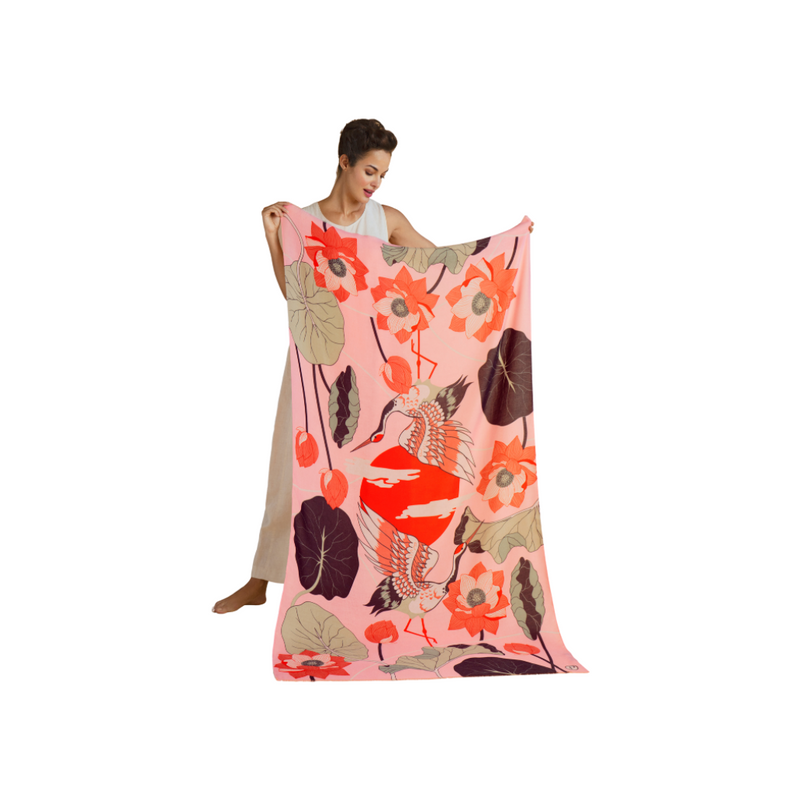 An image of the Powder Print Scarf