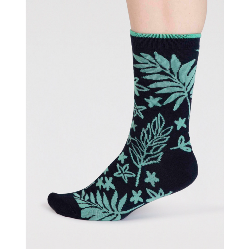 An image of the Thought Bamboo Floral Sock