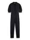 An image of the Scotch & Soda Jacquard Woven Jumpsuit