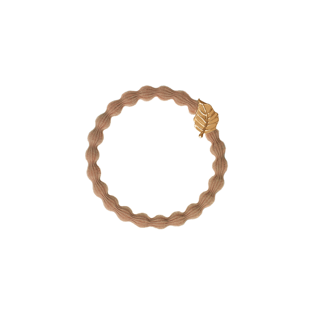 An image of the By Eloise Gold Leaf Elastic Hairband