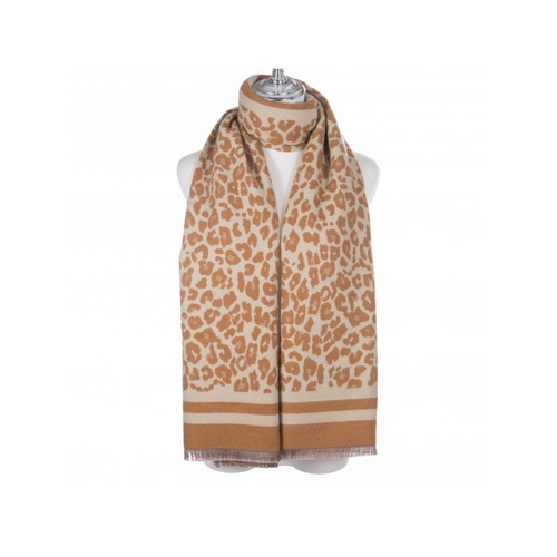 An image of the Park Lane Animal Print Scarf