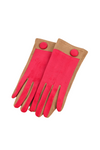 An image of the Powder Darcy Faux Suede Glove