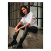 An image of the Robell Ernie Pleather Trousers