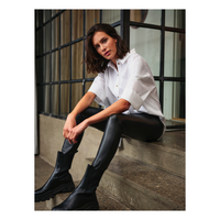 An image of the Robell Ernie Pleather Trousers