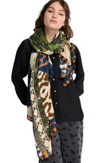 An image of the POM Amsterdam Ecletic Tribal Shawl