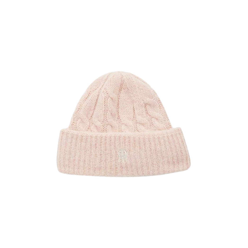 tommy hilfiger pink beanie