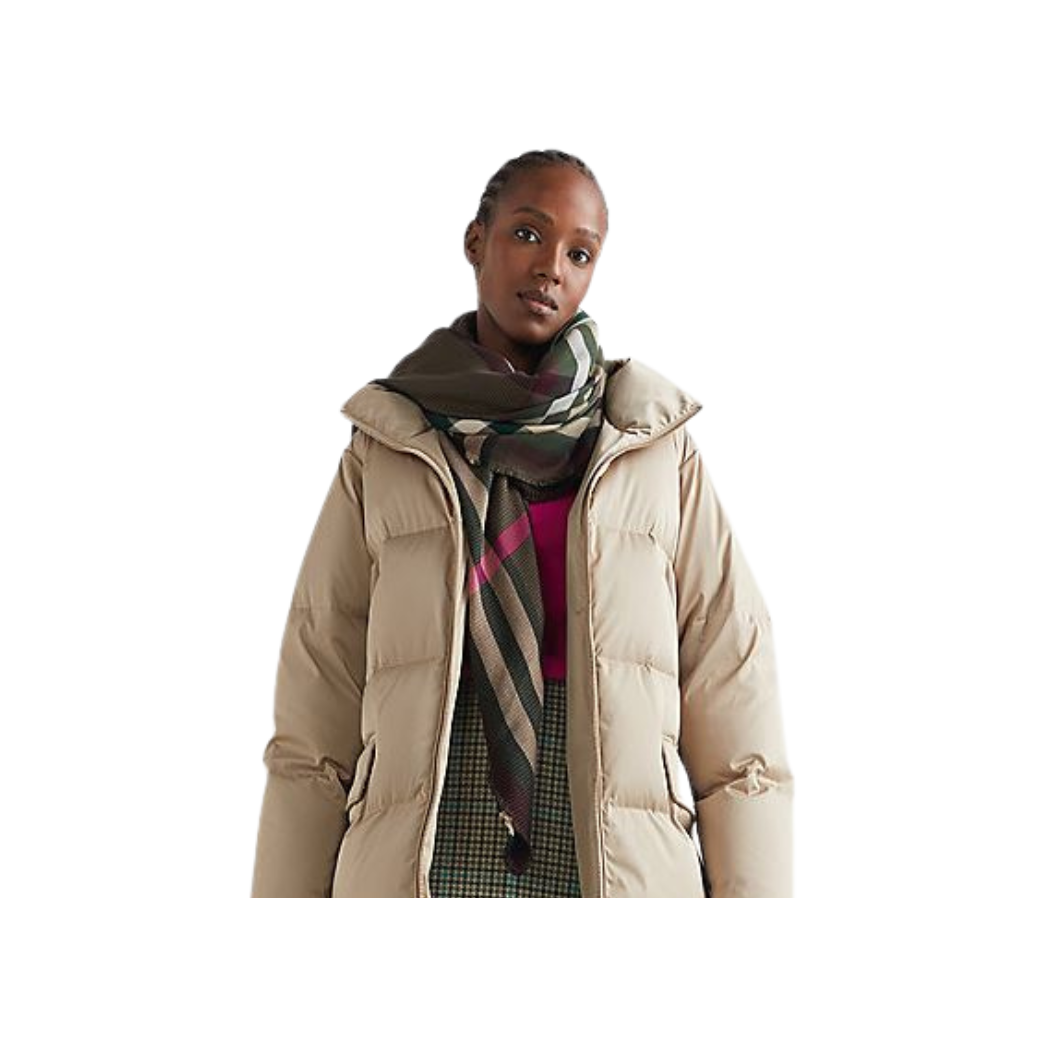An image of the Tommy Hilfiger Feminine Prep Blanket Check Scarf