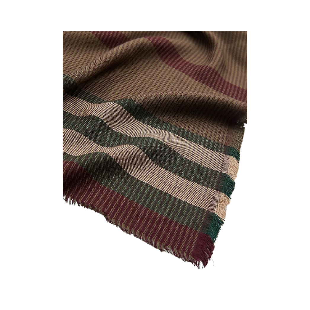 An image of the Tommy Hilfiger Feminine Prep Blanket Check Scarf