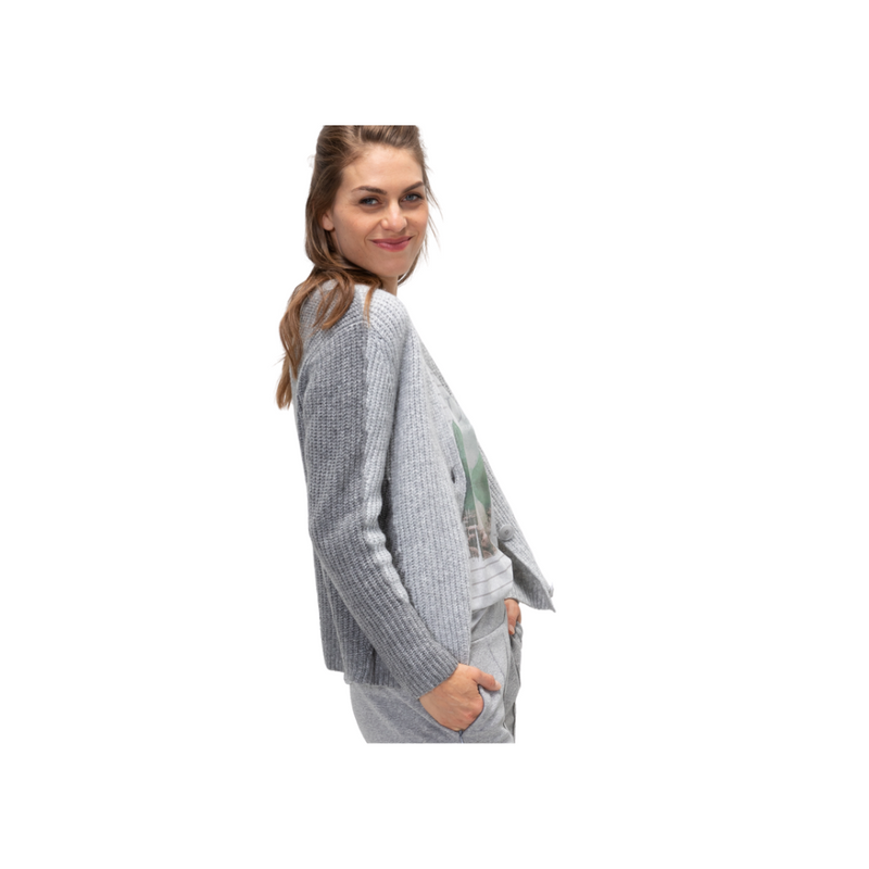 An image of the Bianca Heide Two Tone Cardigan