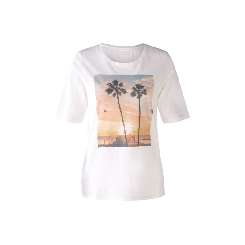 An image of the Oui Palm Tree T-Shirt
