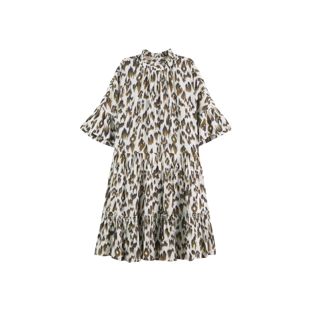 An image of the Scotch & Soda Short Dress Ruffle Sleeve