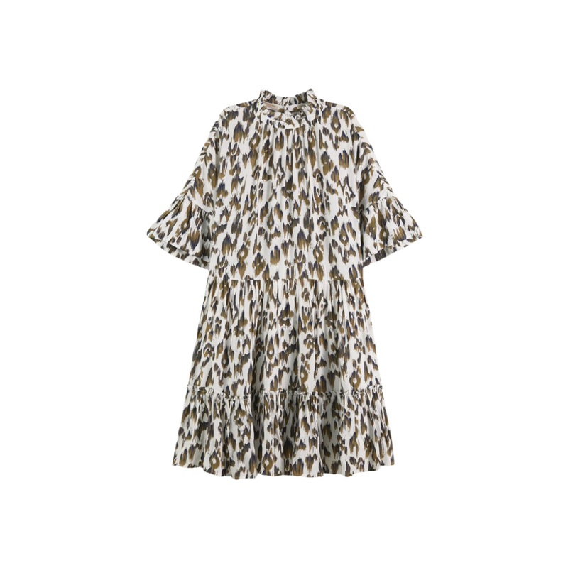An image of the Scotch & Soda Short Dress Ruffle Sleeve