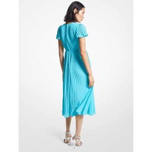 An image of the Michael Kors Pleated Midi Dress