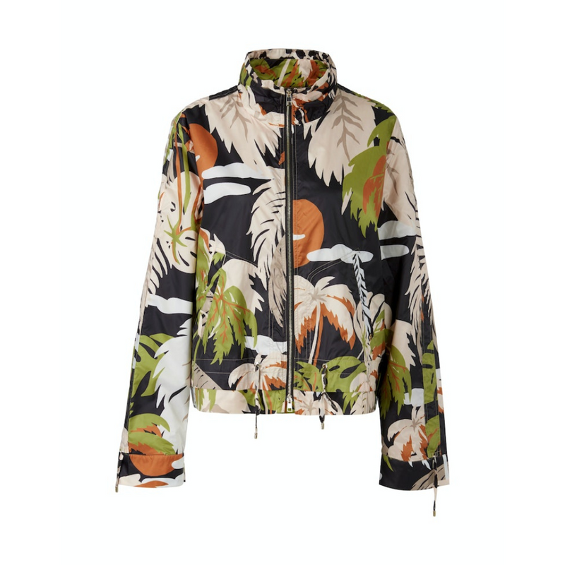 An image of the Marc Cain Outdoor Jacket Palm Print