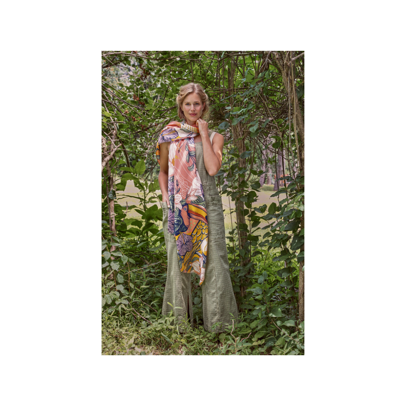 An image of the Powder Print Scarf
