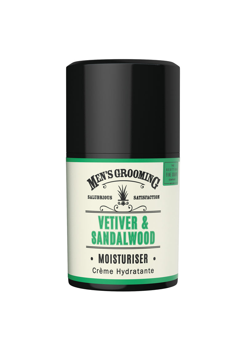 An image of the Scottish Fine Soaps Vetiver & Sandalwood Moisturiser