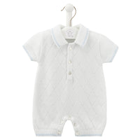 An image of the Dandelion Clothing Diamond Knit Romper