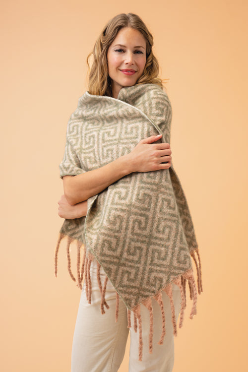 An image of the Powder Athena Cosy Scarf