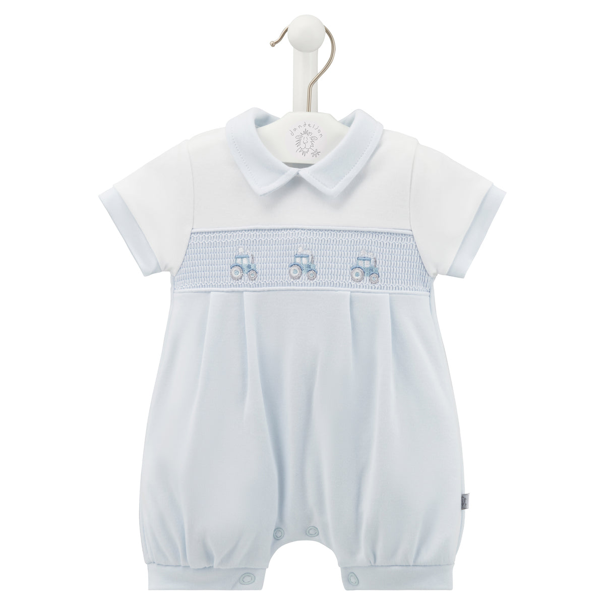 An image of the Dandelion Clothing Little Tractor Romper