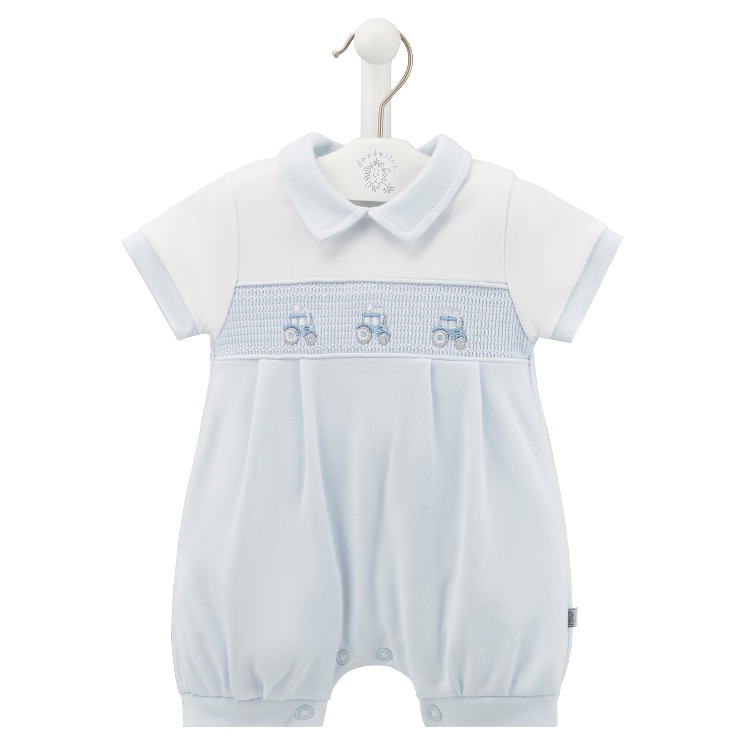 An image of the Dandelion Clothing Little Tractor Romper