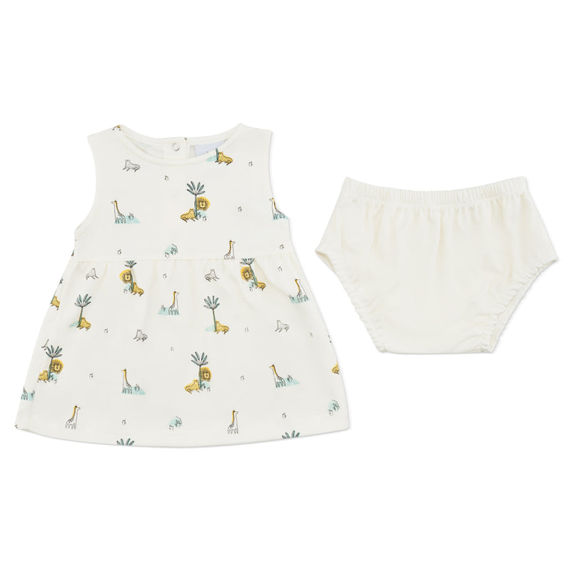 An image of the Dandelion Clothing Jungle Print Dress + Pants