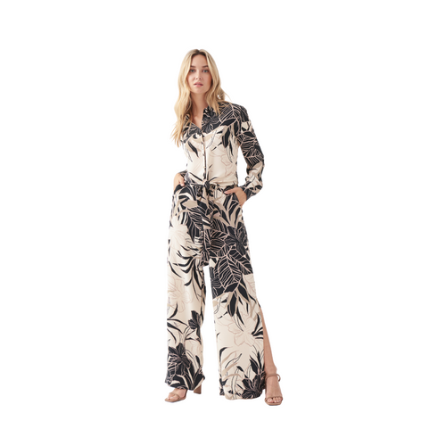 An image of the Joseph Ribkoff Floral Trousers