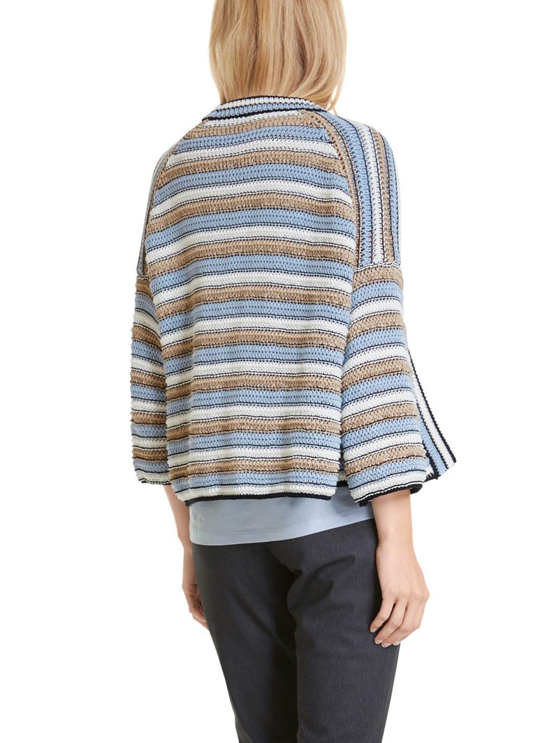 An image of the Marc Cain Striped Jacket