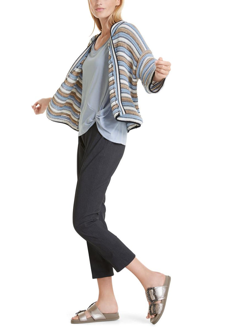 An image of the Marc Cain Striped Jacket