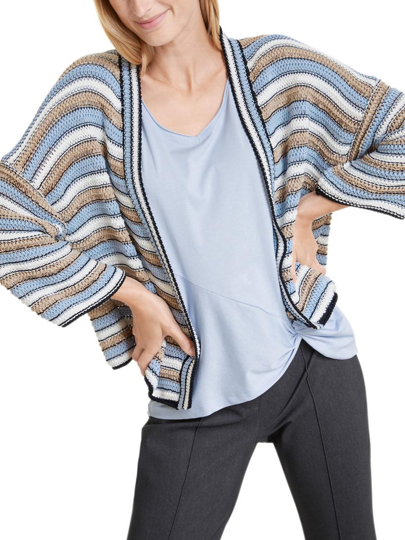 An image of the Marc Cain Striped Jacket