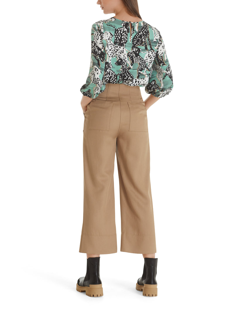 An image of the Marc Cain Wide Leg Trousers