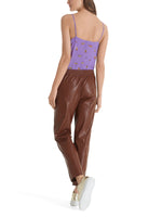 An image of the Marc Cain Casual Faux Nappa Leather Trousers