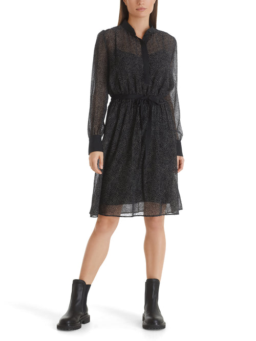 An image of the Marc Cain Marc Cain Textured Spot Dress