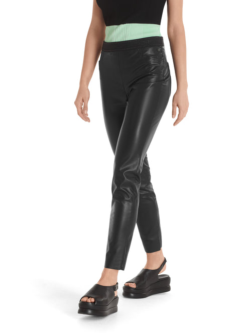 An image of the Marc Cain Pleather Trousers