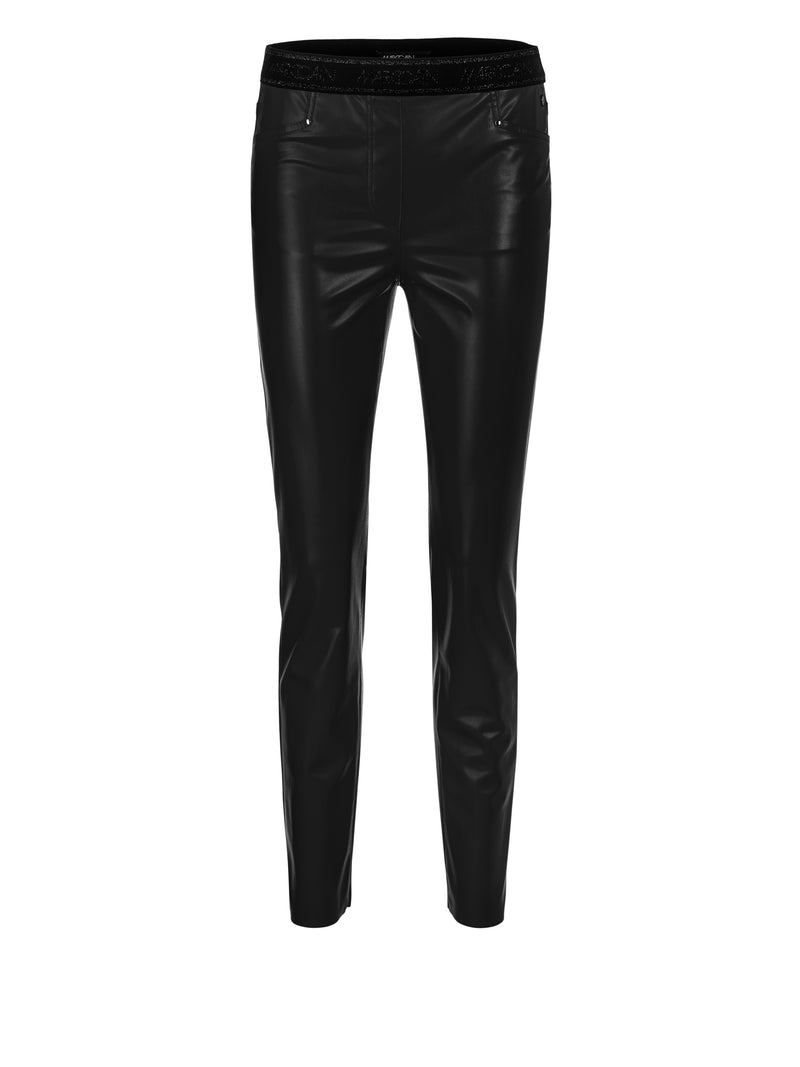 An image of the Marc Cain Pleather Trousers