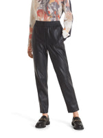 Faux Nappa Trousers